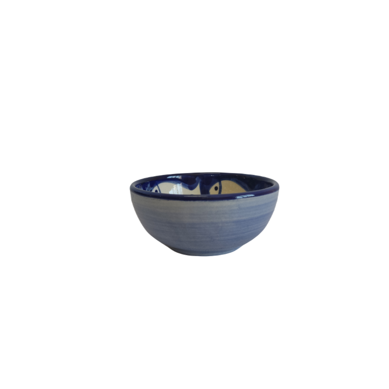 Cuenco Bowl 9 cm Peces Blancos