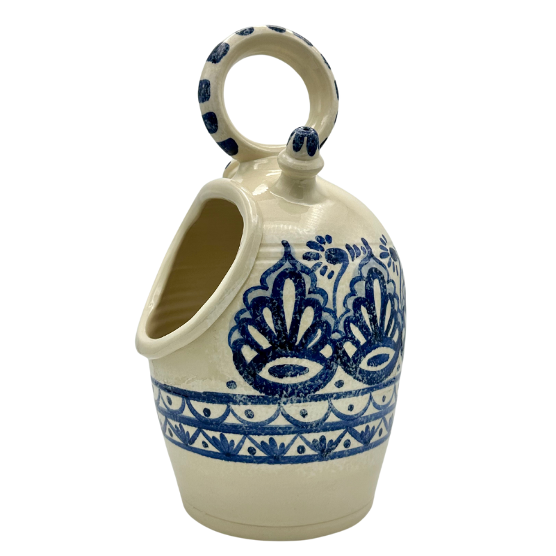 Terracotta Wine Cooler Mediterranean Jug Shap Andalucía Vintage Blue