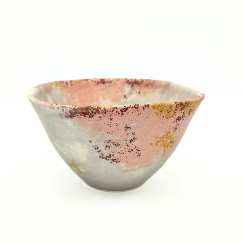 Organic shape marble bowl