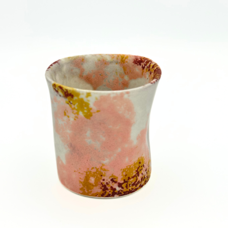 Vaso orgánico marble sin asa pequeño