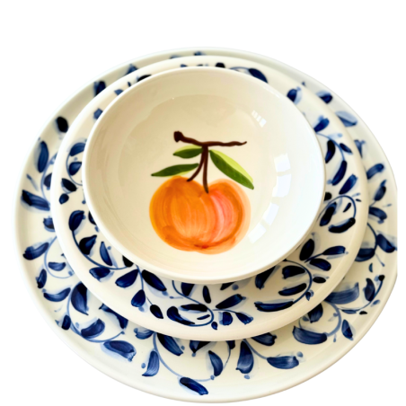 Round serving platter 33 cm Azahar & Lemon