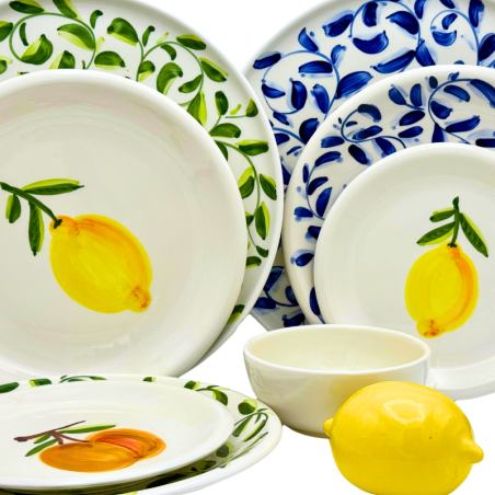 Plato llano 26 cm Azahar & Limón naranja