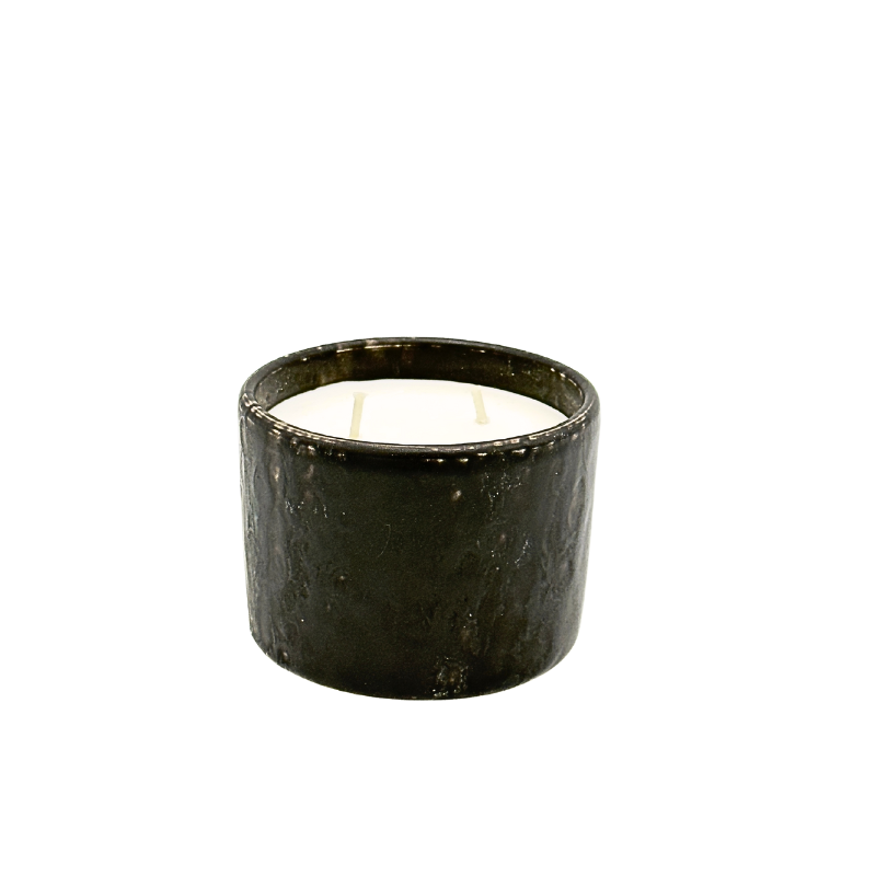 Vela artesanal cuarzo negro  S