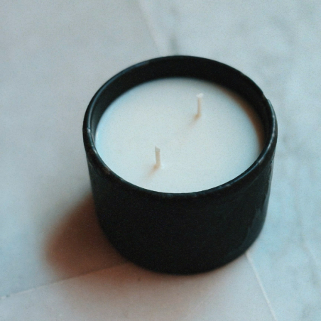 Vela artesanal cuarzo negro  S