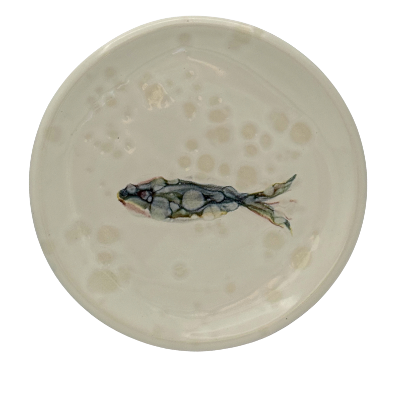 Organic shape dinner plate...