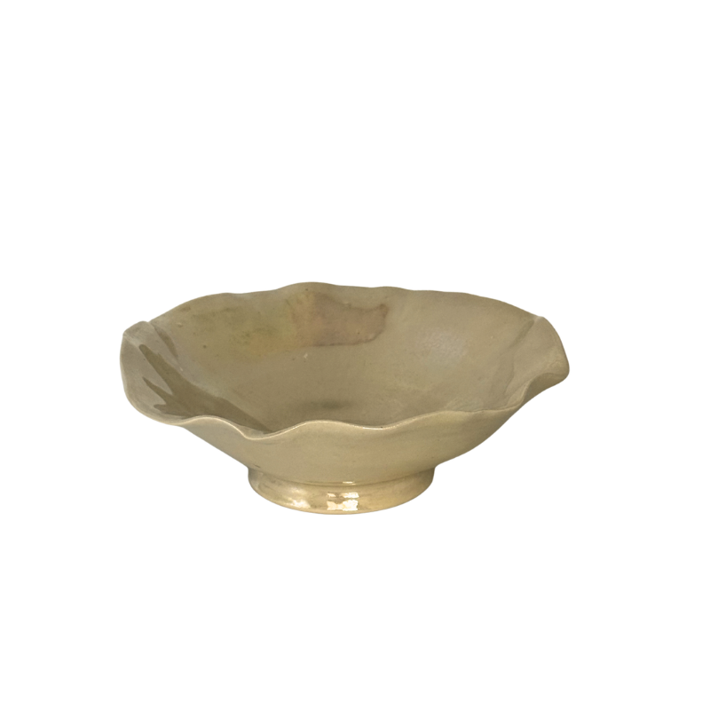 Cuenco bowl orgánico rizado nácar