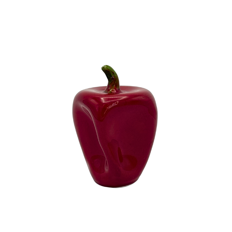 Pimiento rojo cerámica decorativa