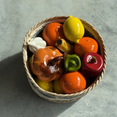 Plátano cerámica artesanal decoración