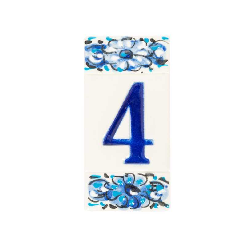 Azulejo Artesanal Numero 4...