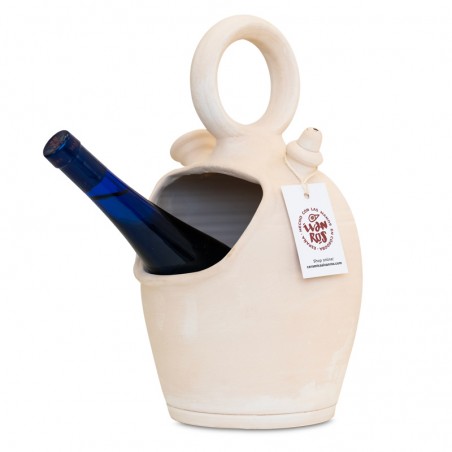 Terracotta Wine Cooler - Ancient Mediterranean Jug Shape