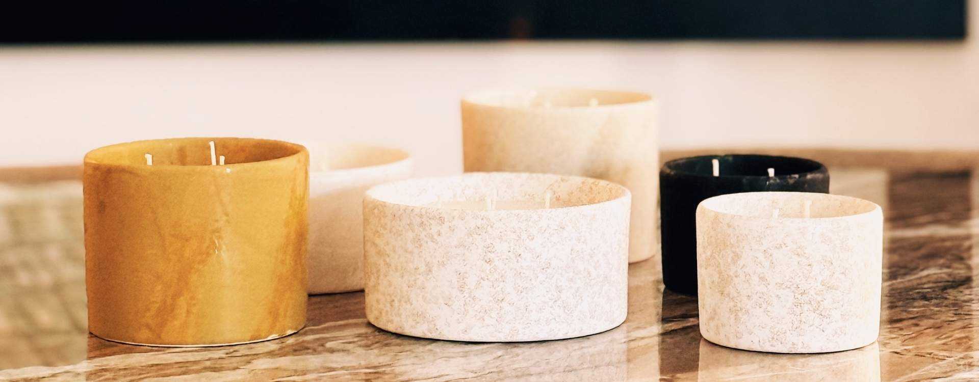 Earth Calling: la nueva colección de velas de cerámica artesanal de Ivanros que conecta  con la naturaleza