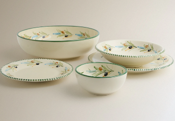 Olivo, vajilla en cerámica artesanal pintada a mano: El arte de Ivanros florece en El Corte Inglés